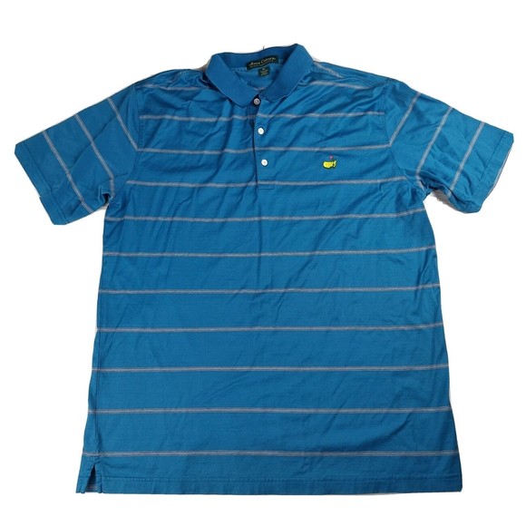 Amen Corner Other - Amen Corner Masters Mens XL Golf Polo Shirt 60s Two Ply 100% Pima Cotton Blue